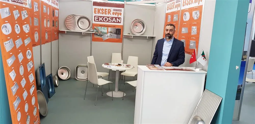2019 Cezayir Yapı İnşaat Fuarı — Ekosan Evye standı 2