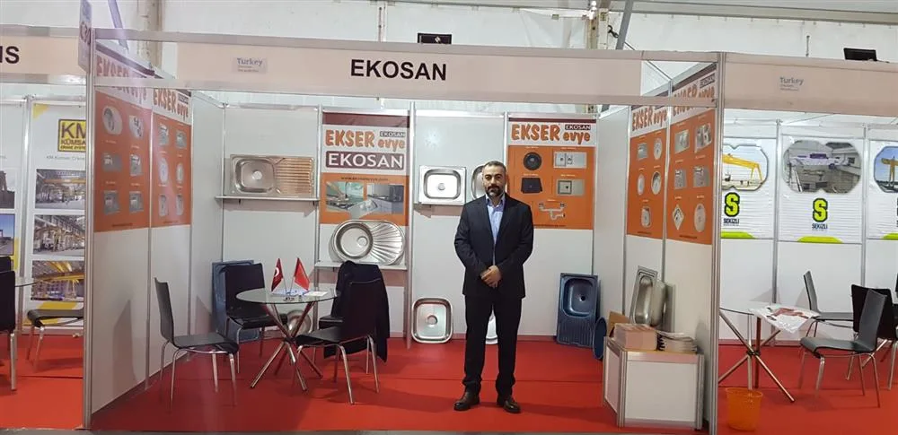 2018 Fas Kazablanka Yapı İnşaat Fuarı — Ekosan Evye standı